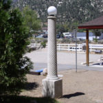 lamp posts from the old Lebec Hotel